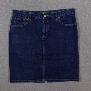 Lauren Ralph Lauren Petite Denim Skirt